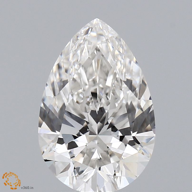 2.5 Carat Pear Cut Lab Diamond