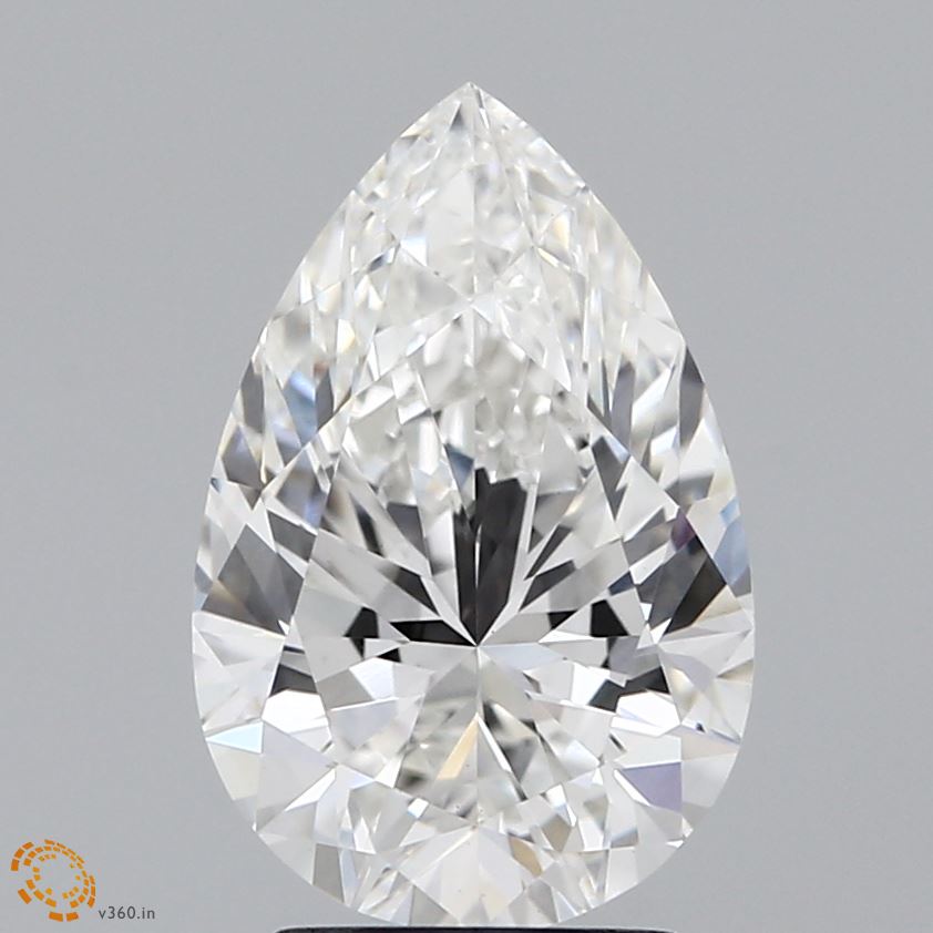 2.56 Carat Pear Cut Lab Diamond