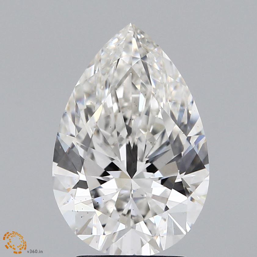 2.67 Carat Pear Cut Lab Diamond