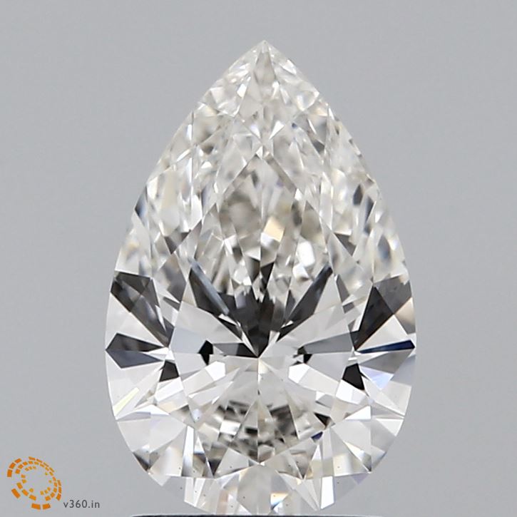 1.53 Carat Pear Cut Lab Diamond