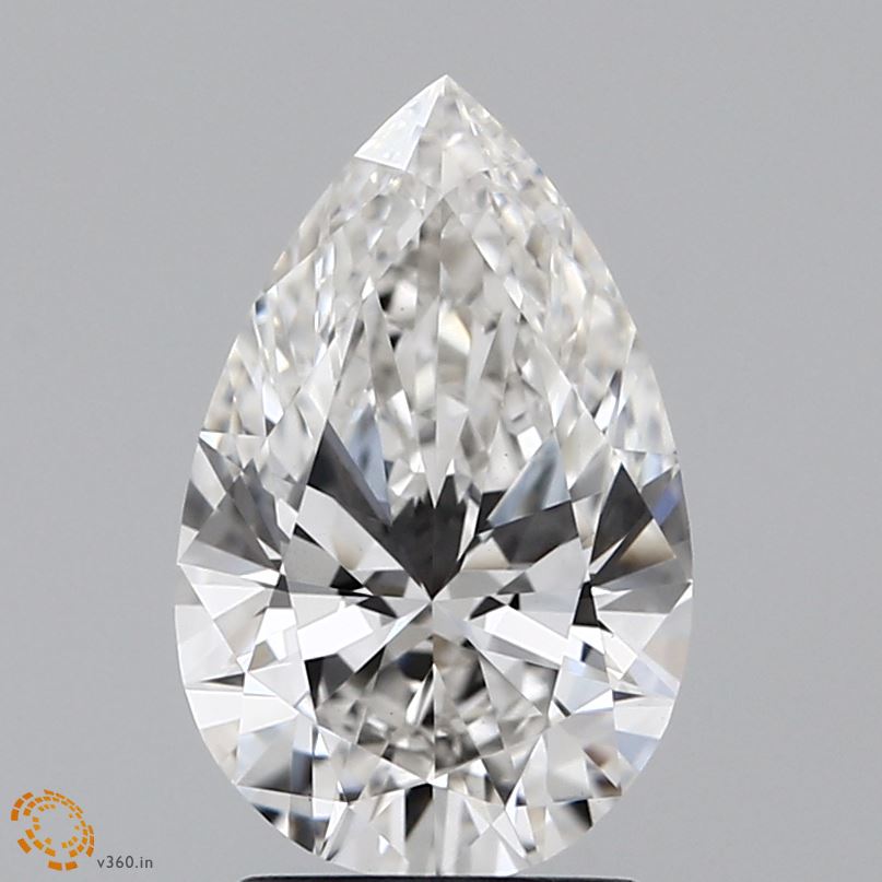 2.06 Carat Pear Cut Lab Diamond