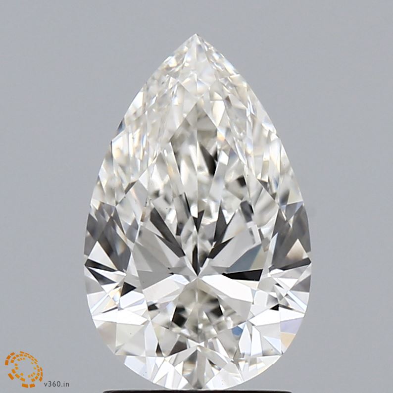 2.08 Carat Pear Cut Lab Diamond