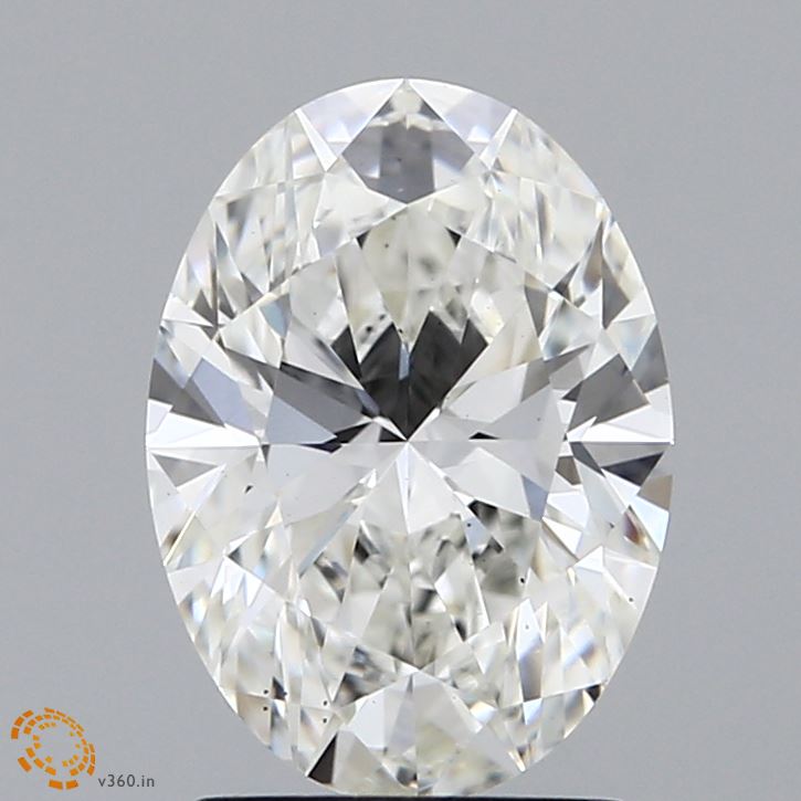 2.07 Carat Oval Cut Lab Diamond