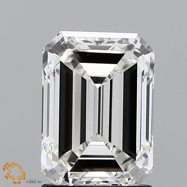 2 Carat Emerald Cut Lab Diamond