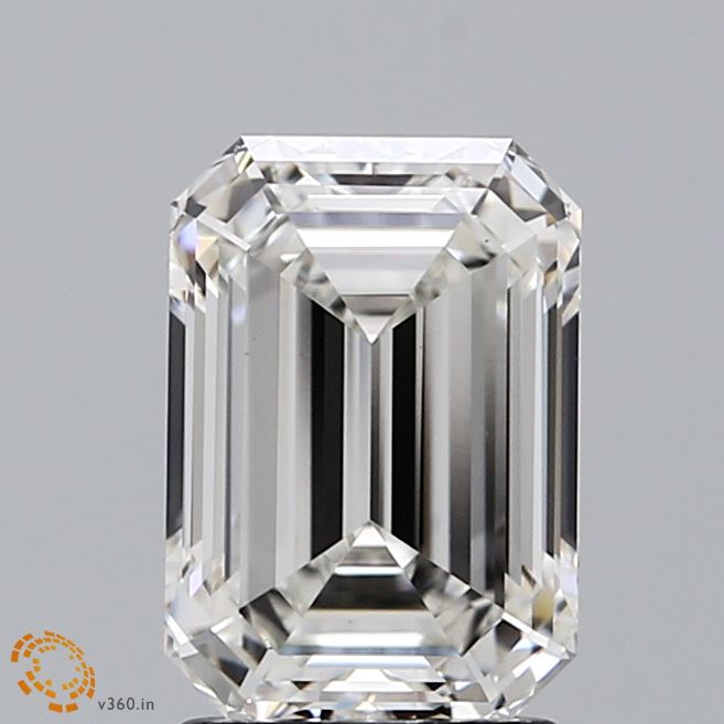 2.06 Carat Emerald Cut Lab Diamond