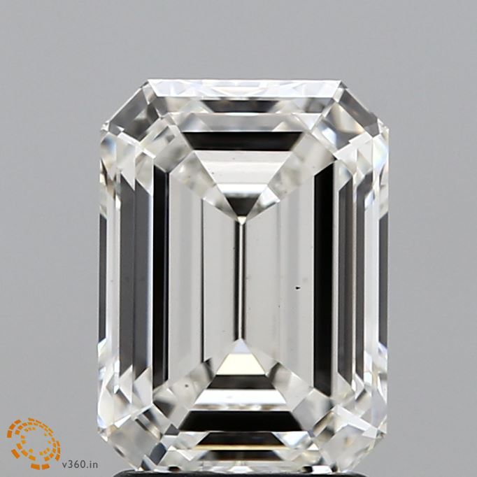 2.51 Carat Emerald Cut Lab Diamond