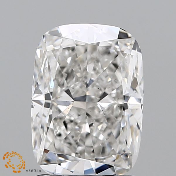 1.64 Carat Cushion Cut Lab Diamond