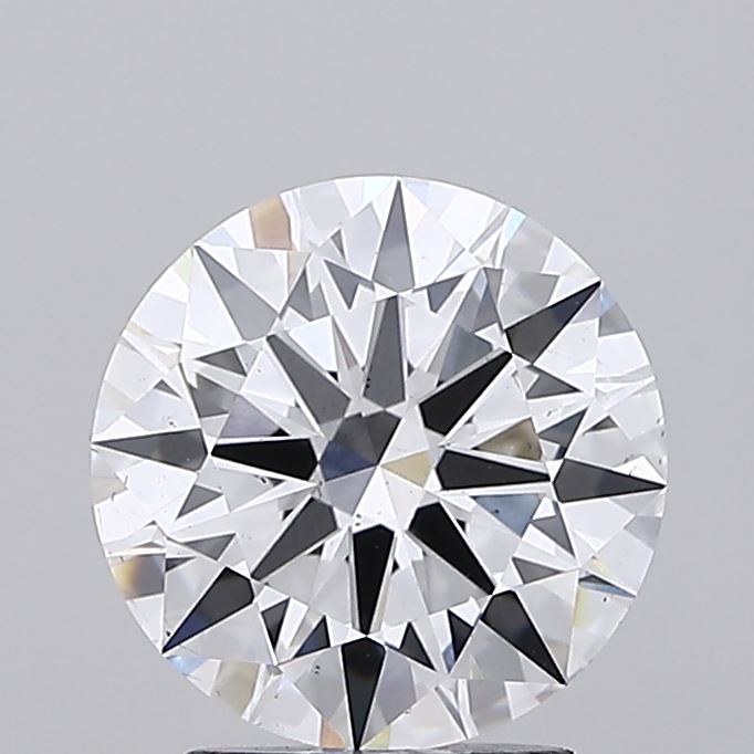 2.53 Carat Round Cut Lab Diamond