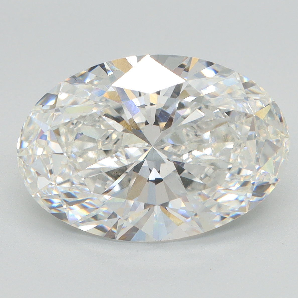 5.26 Carat Oval Cut Lab Diamond