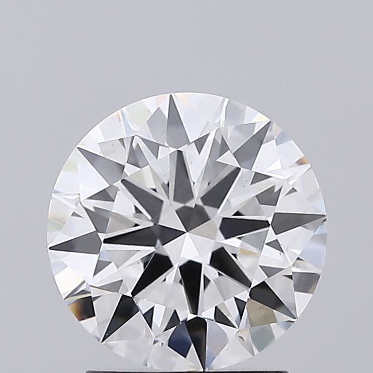 2.07 Carat Round Cut Lab Diamond