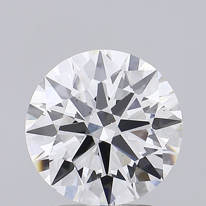 2.71 Carat Round Cut Lab Diamond