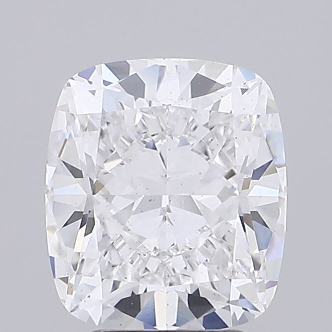 3.21 Carat Cushion Cut Lab Diamond