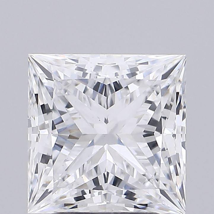 2.67 Carat Princess Cut Lab Diamond