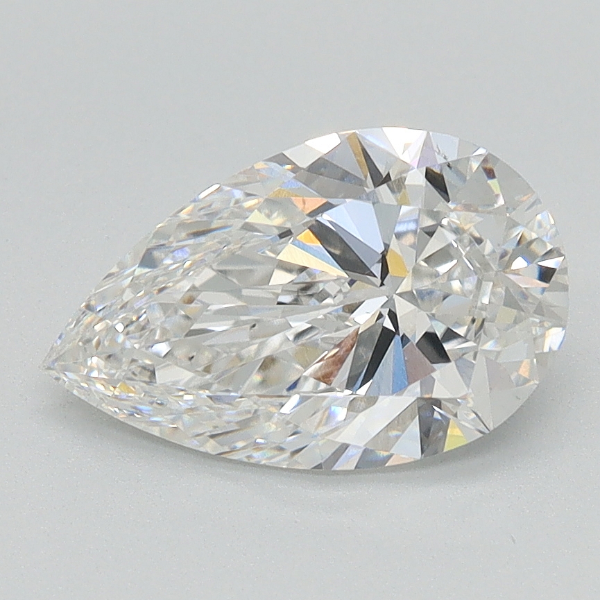 1.55 Carat Pear Cut Lab Diamond