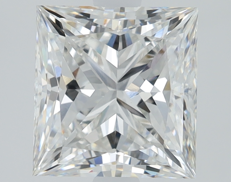 2.52 Carat Princess Cut Lab Diamond