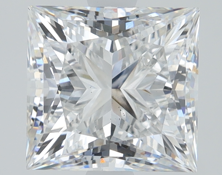 2.53 Carat Princess Cut Lab Diamond