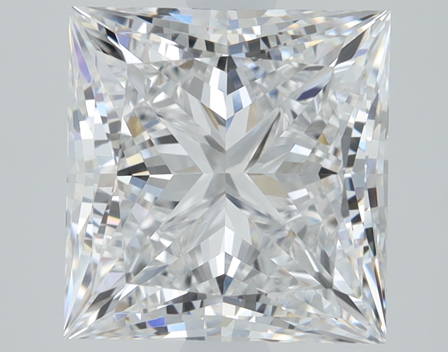 2.82 Carat Princess Cut Lab Diamond