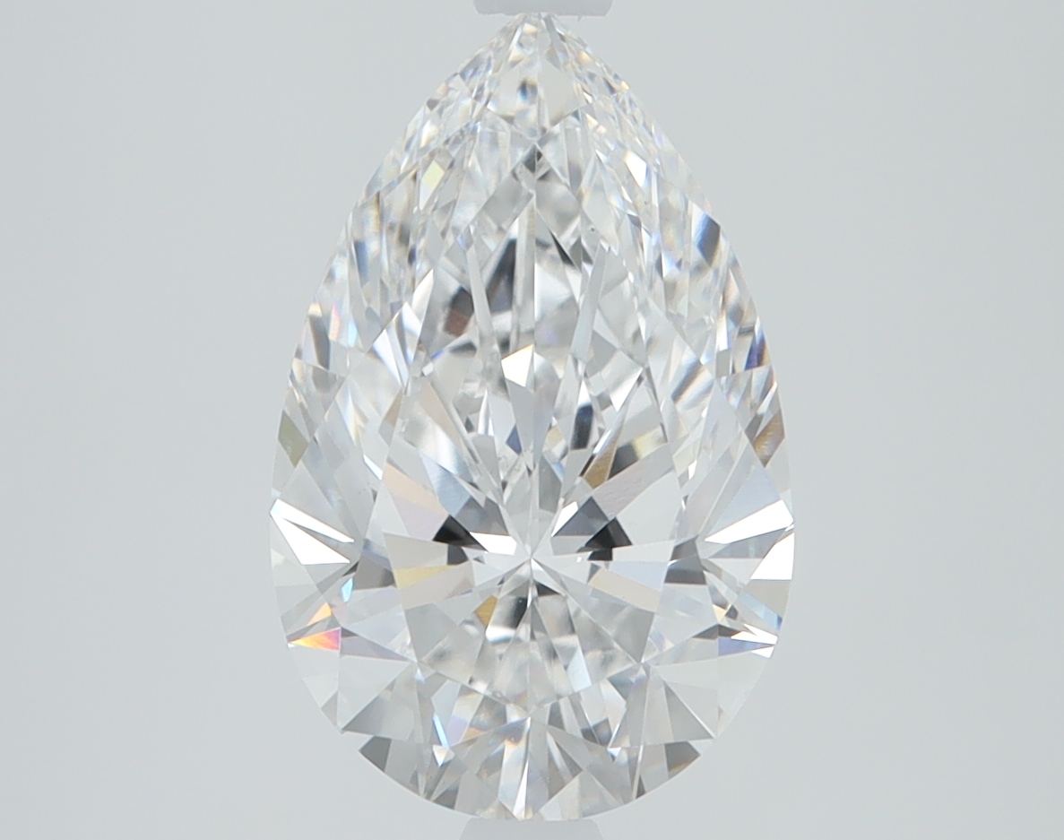 3.07 Carat Pear Cut Lab Diamond