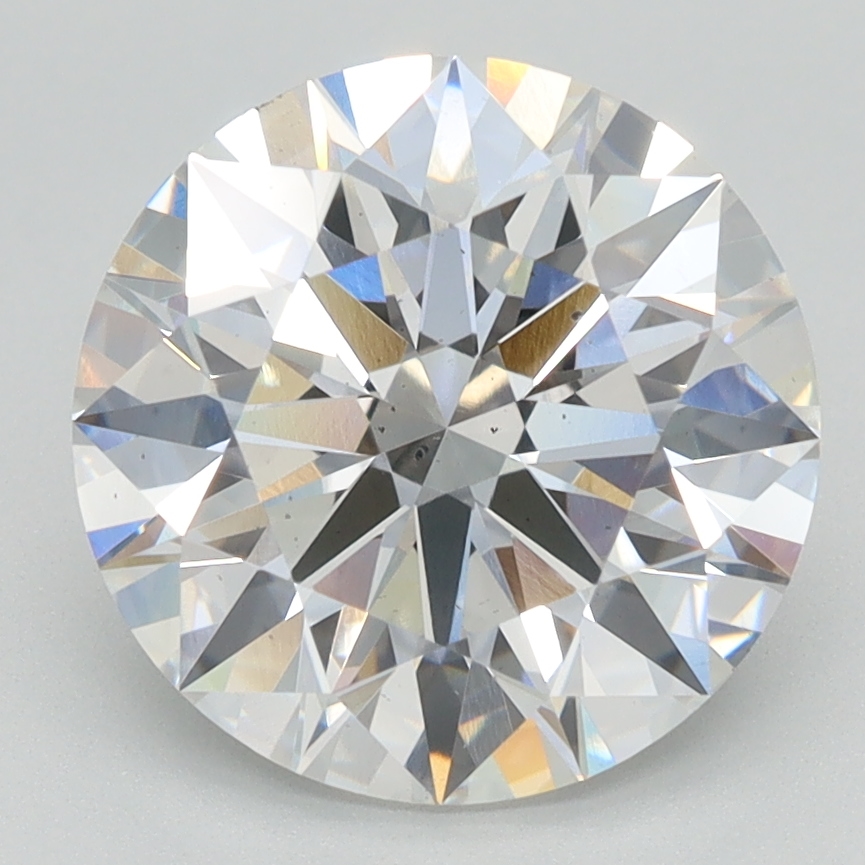 3.62 Carat Round Cut Lab Diamond