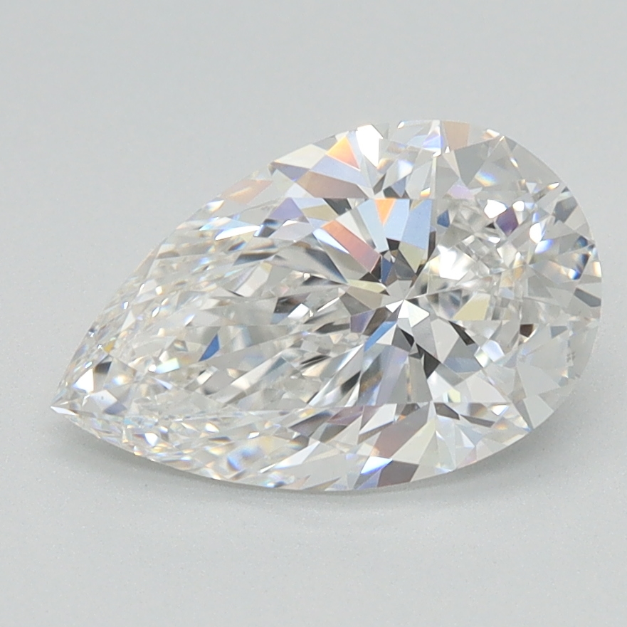 1.76 Carat Pear Cut Lab Diamond