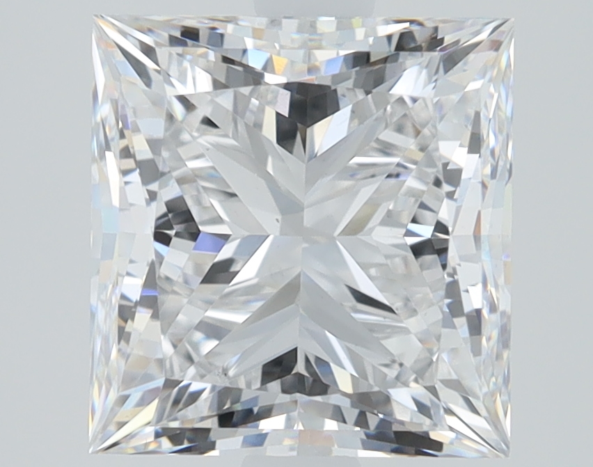 2.84 Carat Princess Cut Lab Diamond