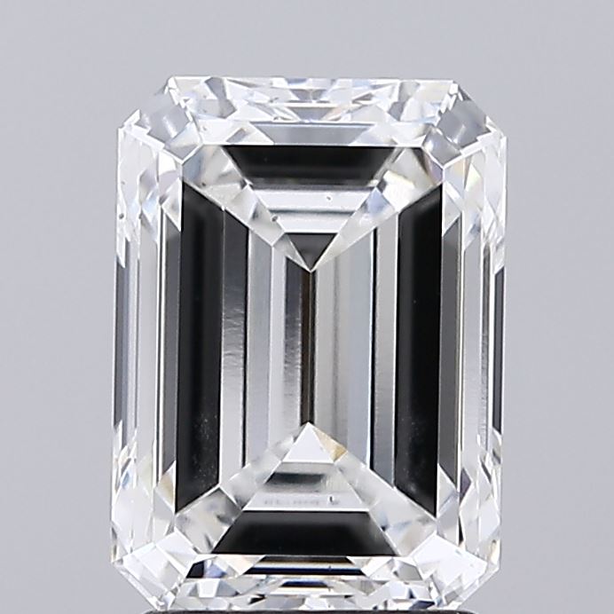 2.58 Carat Emerald Cut Lab Diamond