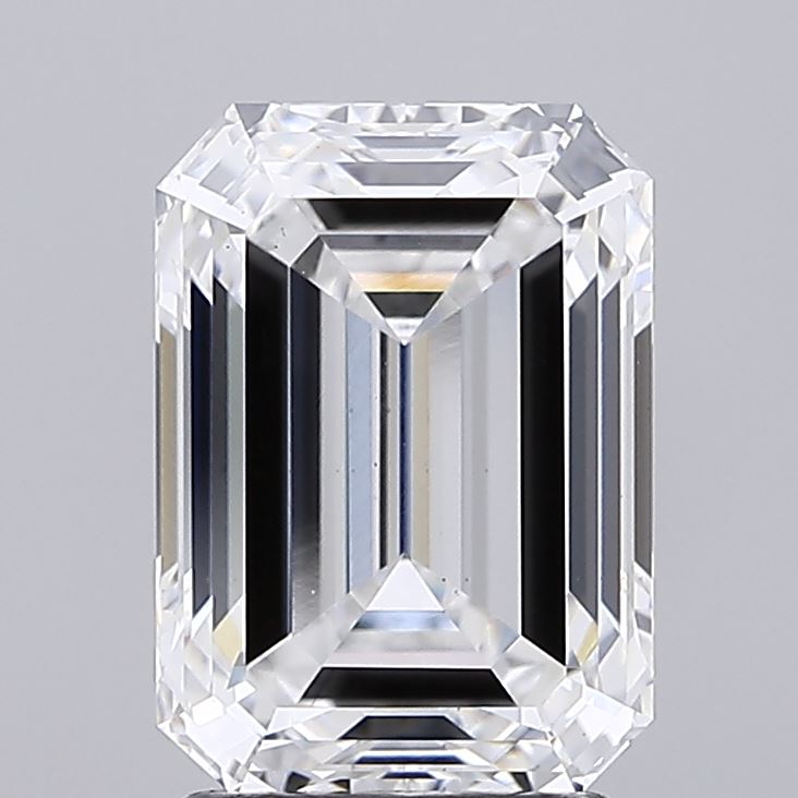 2.84 Carat Emerald Cut Lab Diamond