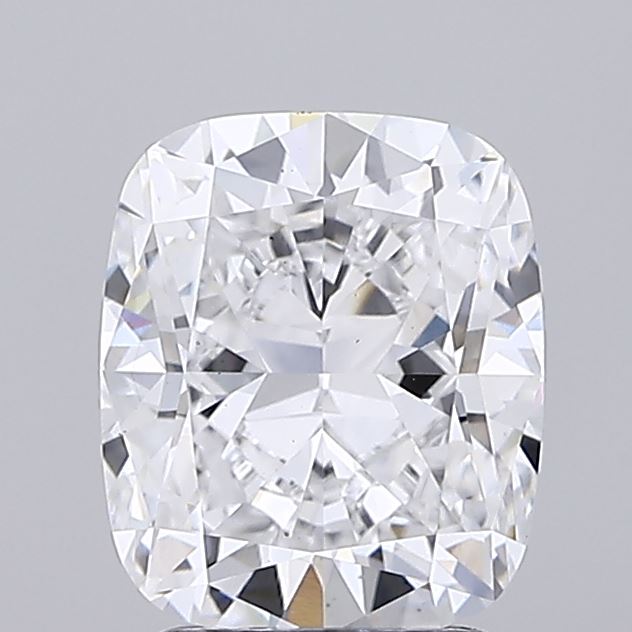 2.45 Carat Cushion Cut Lab Diamond