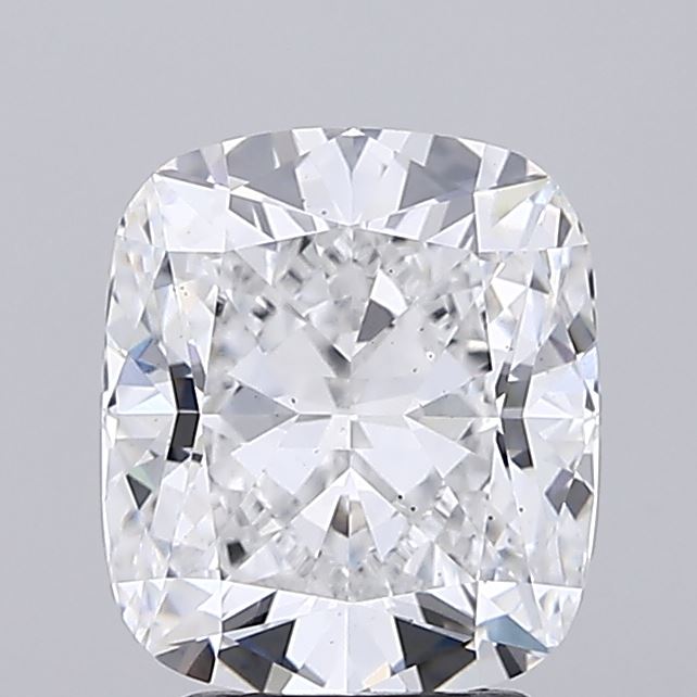 3.02 Carat Cushion Cut Lab Diamond