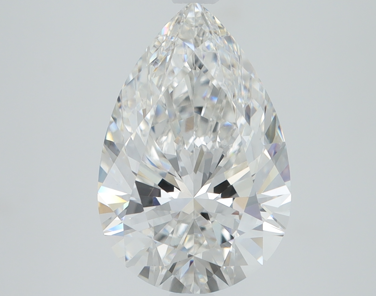 3.27 Carat Pear Cut Lab Diamond