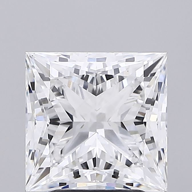 3.07 Carat Princess Cut Lab Diamond