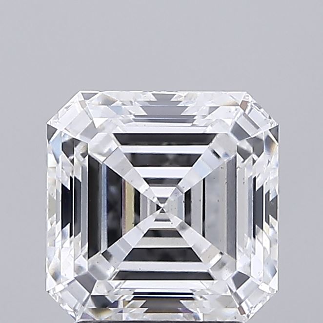 2.41 Carat Asscher Cut Lab Diamond