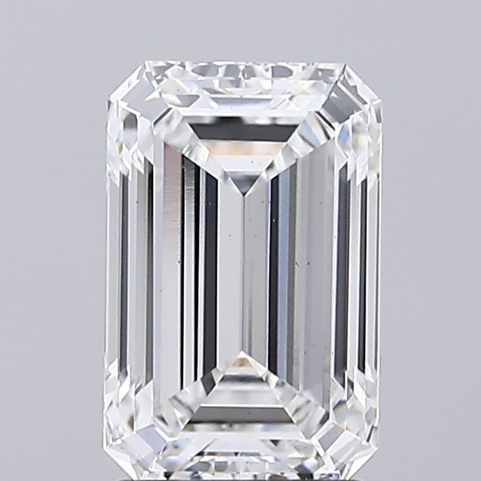 2.44 Carat Emerald Cut Lab Diamond