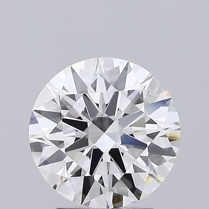 2.16 Carat Round Cut Lab Diamond