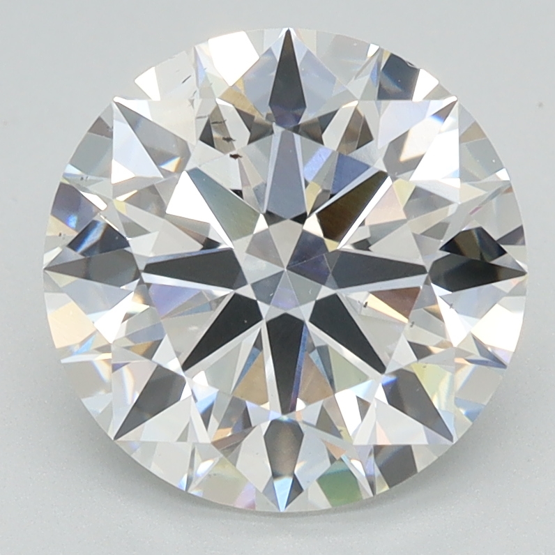 2.86 Carat Round Cut Lab Diamond