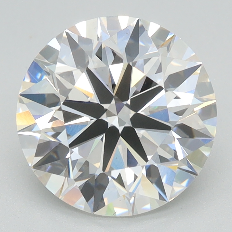 2.96 Carat Round Cut Lab Diamond