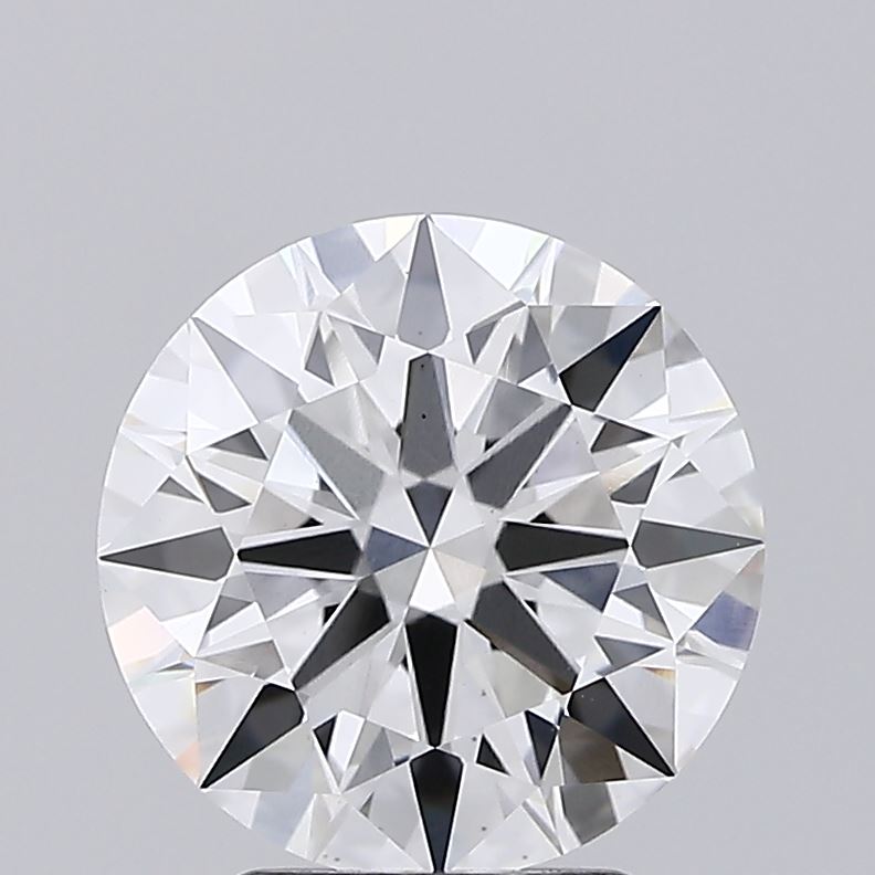 3.18 Carat Round Cut Lab Diamond