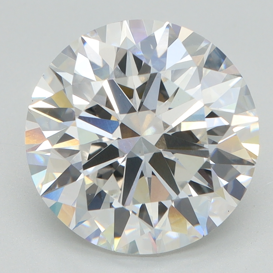 3.82 Carat Round Cut Lab Diamond