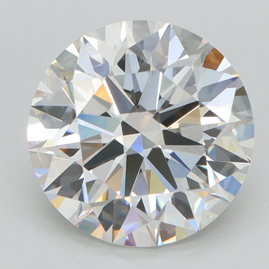 3.28 Carat Round Cut Lab Diamond