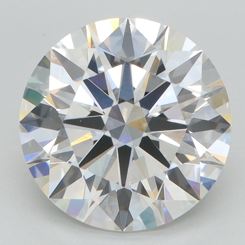 3.72 Carat Round Cut Lab Diamond