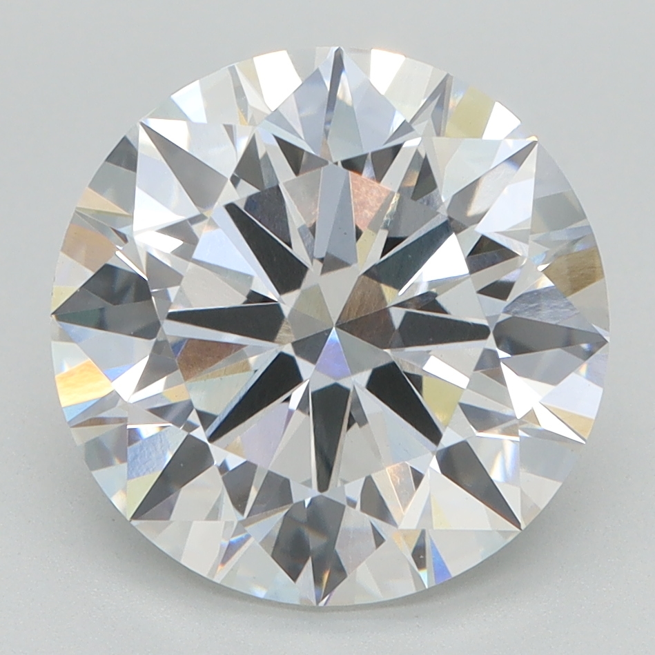 3.76 Carat Round Cut Lab Diamond