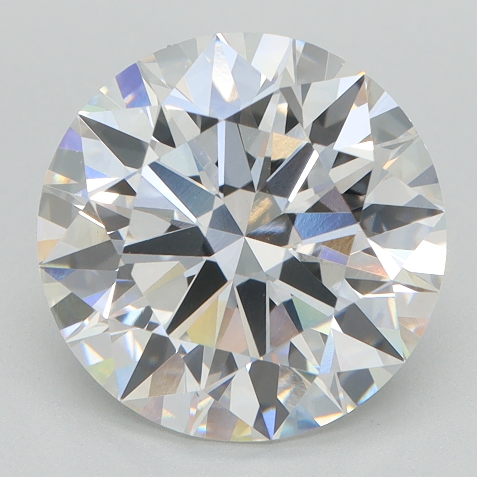 3.77 Carat Round Cut Lab Diamond