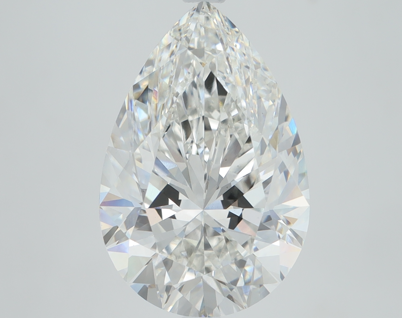 5.02 Carat Pear Cut Lab Diamond