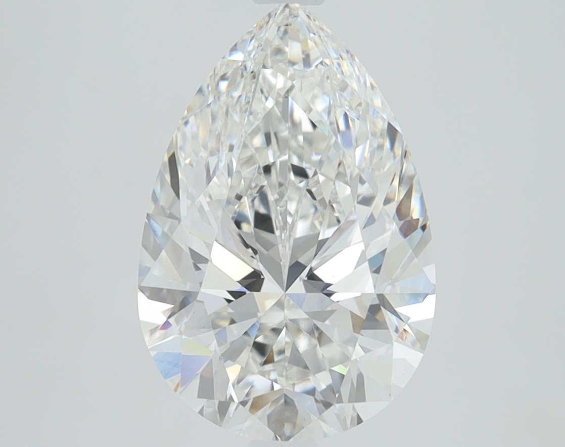 2.96 Carat Pear Cut Lab Diamond