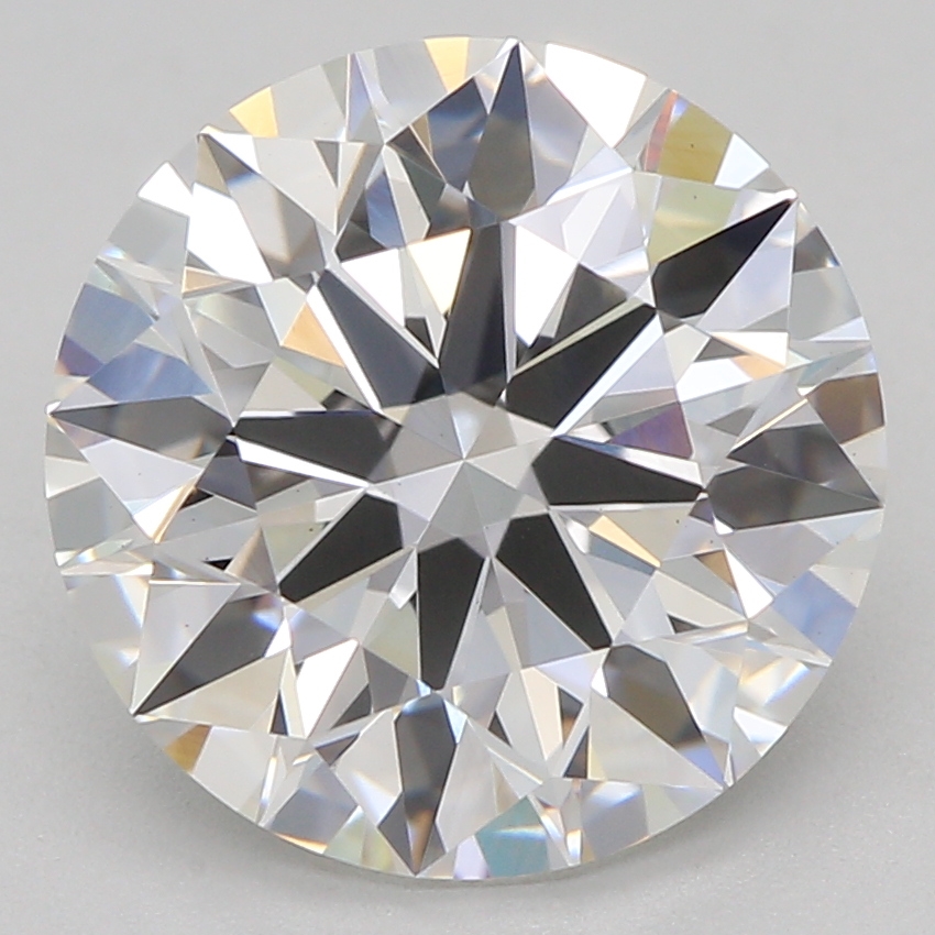 2.54 Carat Round Cut Lab Diamond
