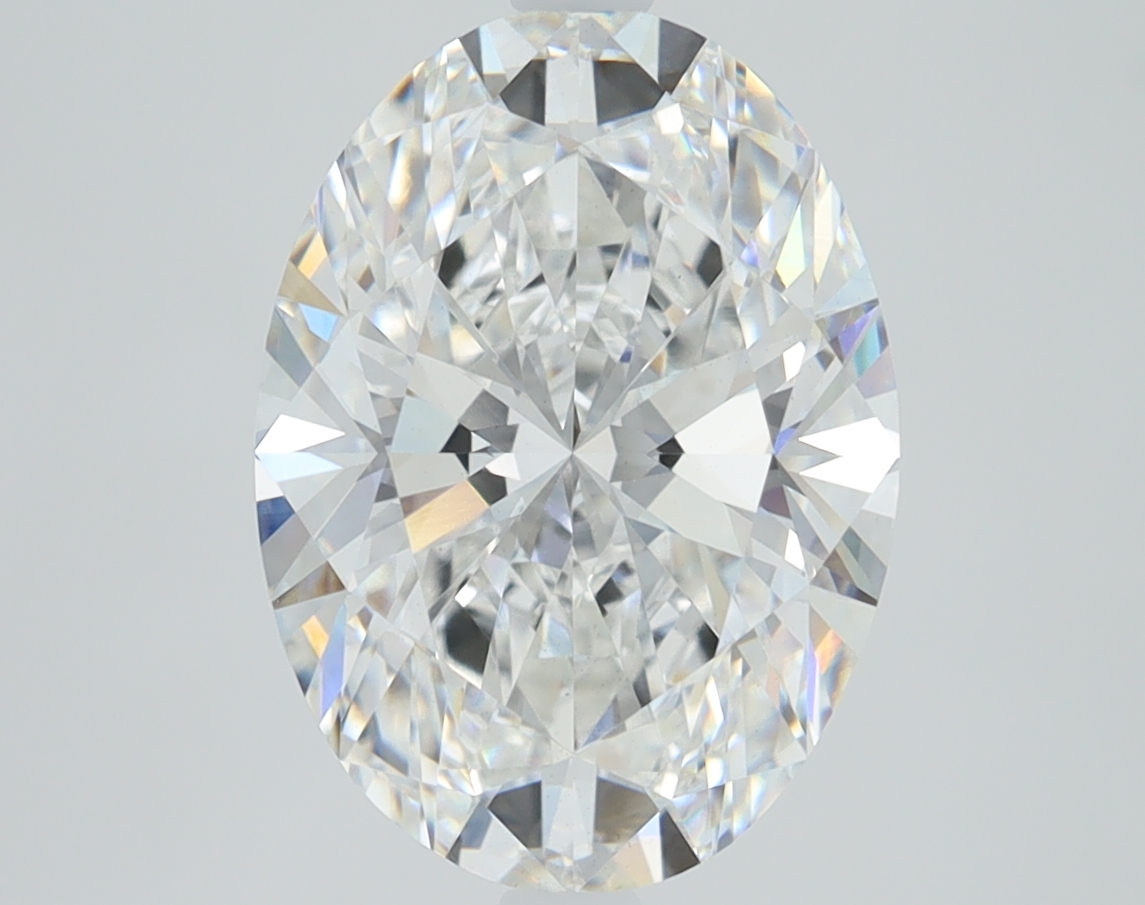 3.8 Carat Oval Cut Lab Diamond