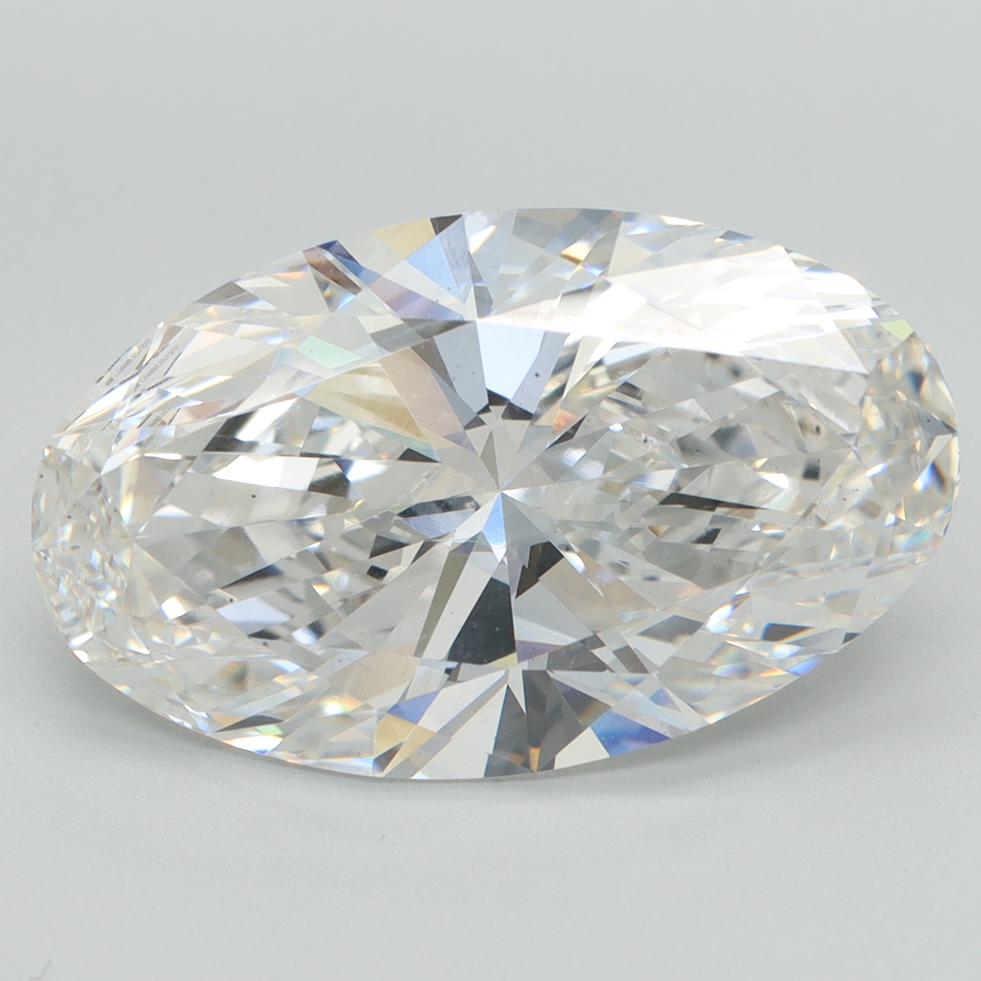 6.64 Carat Oval Cut Lab Diamond