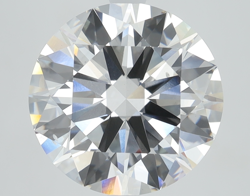 4.07 Carat Round Cut Lab Diamond