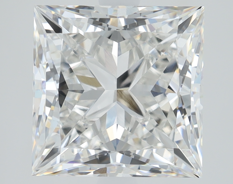 4.03 Carat Princess Cut Lab Diamond