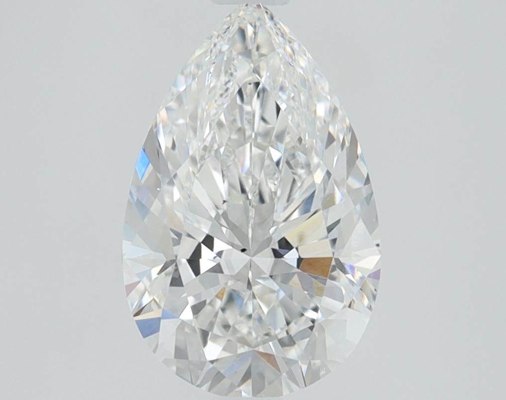 1.68 Carat Pear Cut Lab Diamond